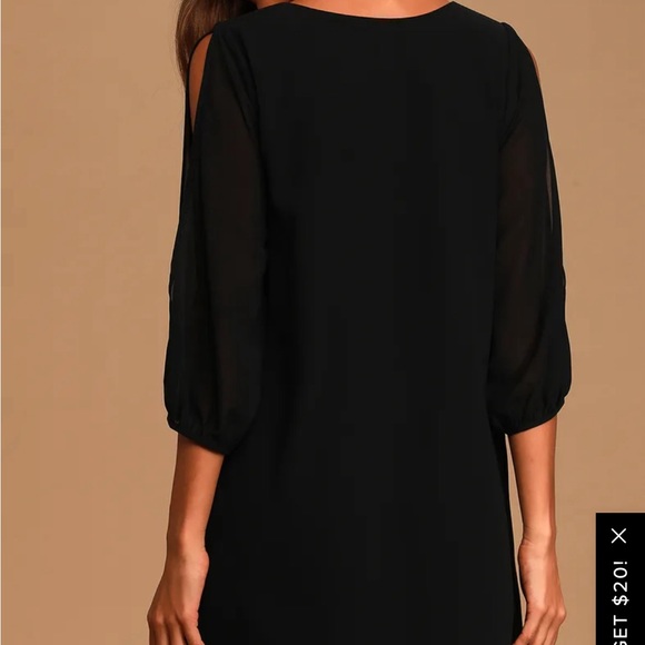 Lulu’s Shifting Dears wine red mini dress - Picture 4 of 5